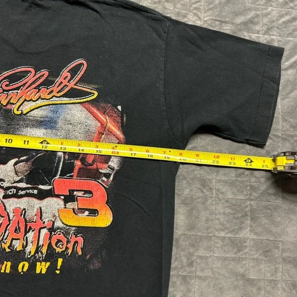 Vintage 90s Dale Earnhardt Intimidator Nascar Racing Faded Single Stitched Shirt - Picture 7 of 8